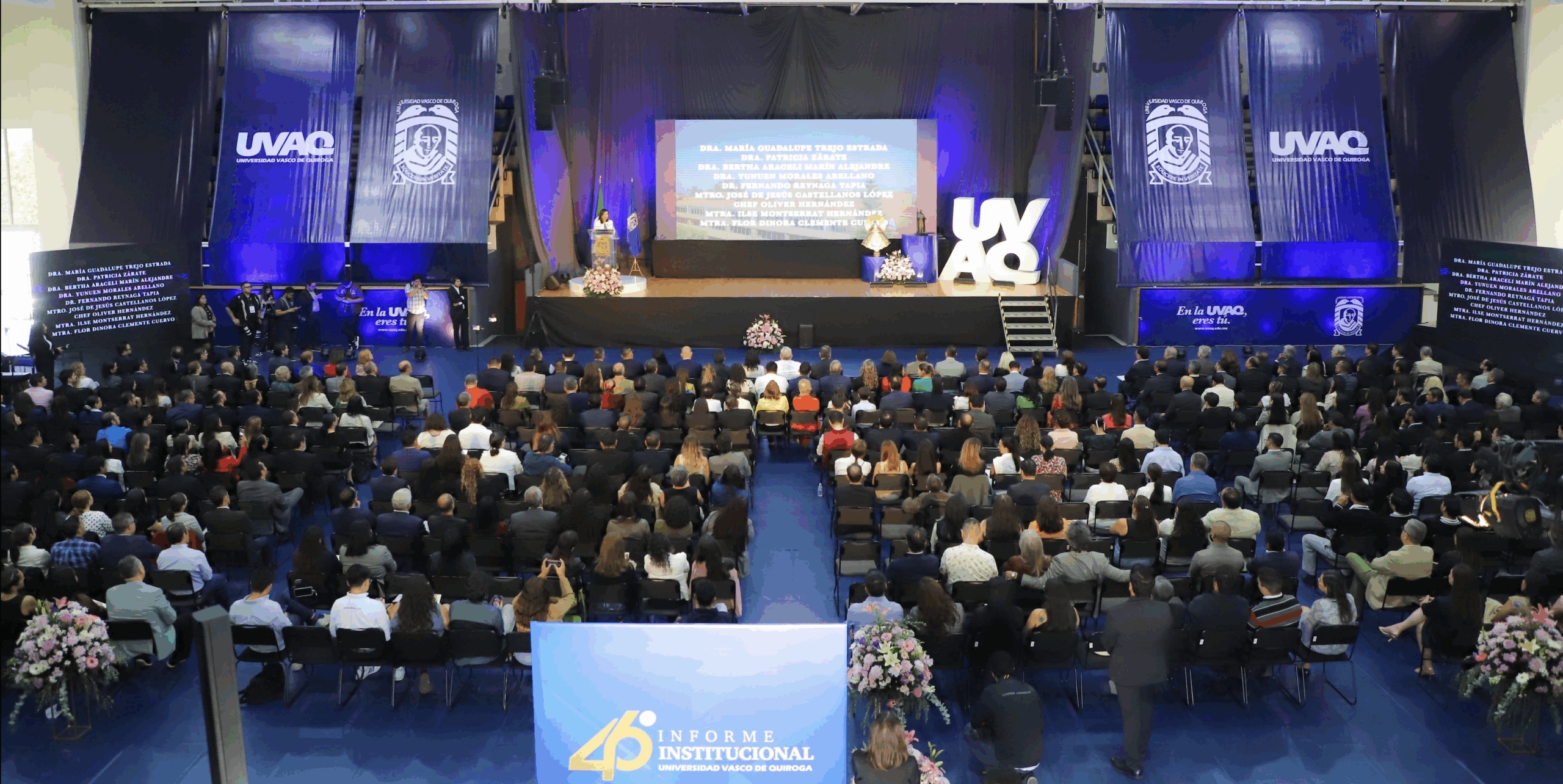 En su 46 Informe Institucional, la UVAQ destaca excelencia académica, formación integral, vinculación y desarrollo institucional 