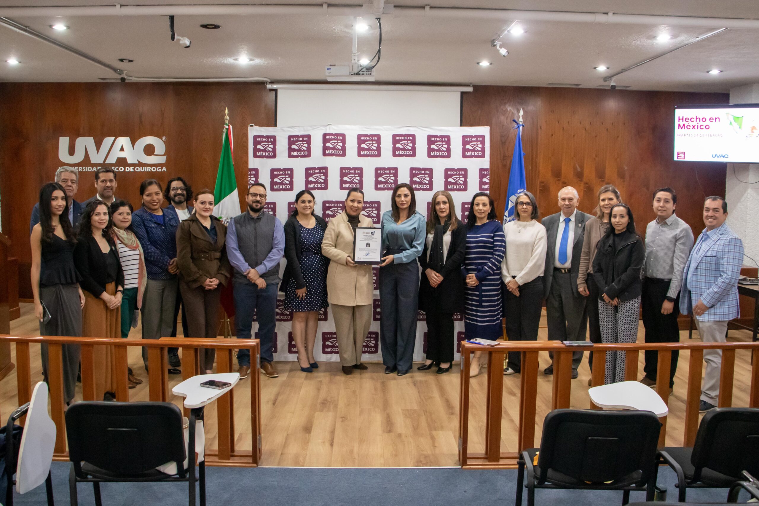 La UVAQ es la primera universidad de Michoacán con el sello “Hecho en México”