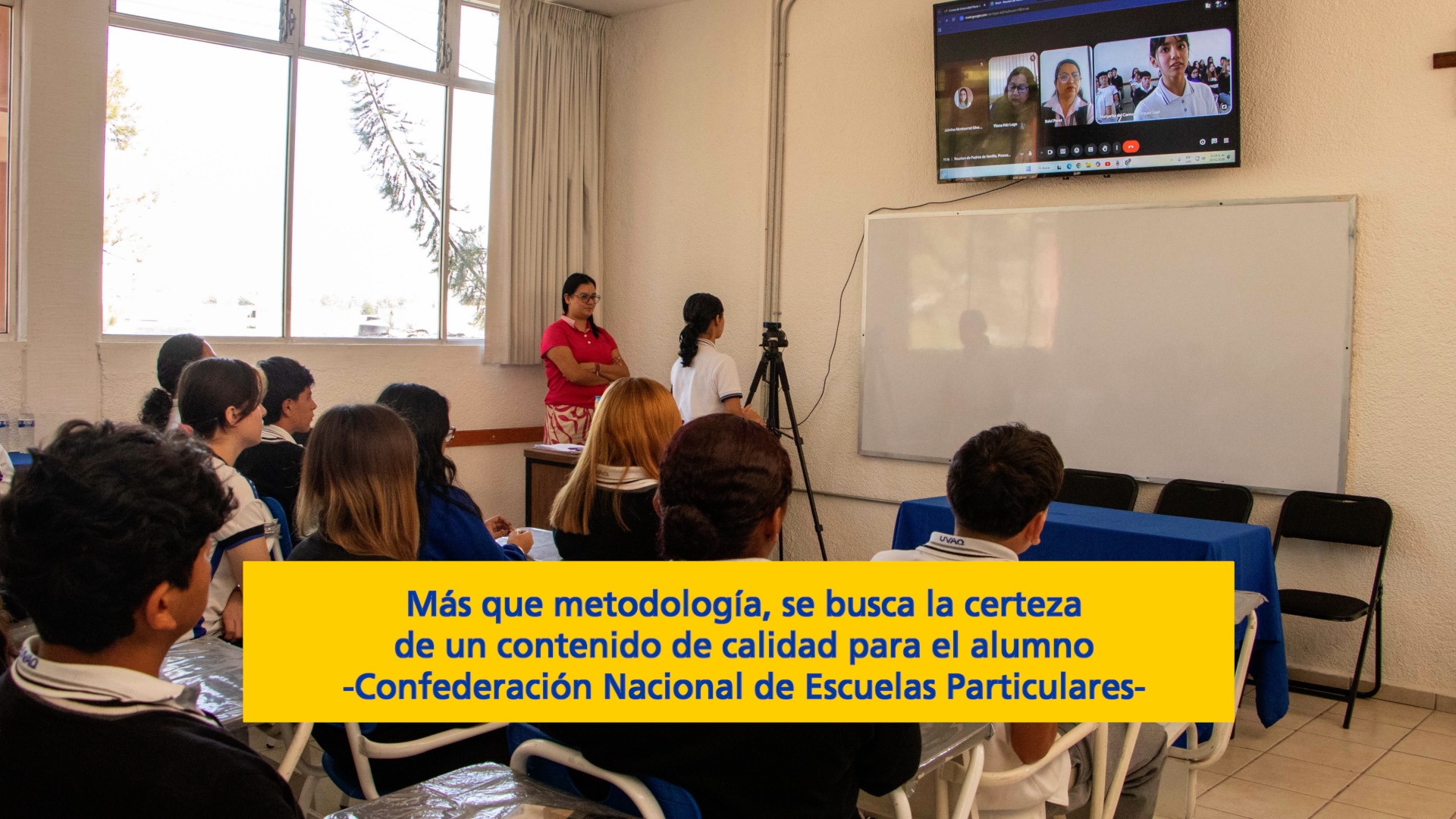 La calidad educativa es el compromiso de la mejora continua, explica docente evaluador